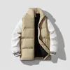남자 재킷 더퍼 재킷 겨울 자켓을위한 겨울 재킷 방풍 한국 패션 ropa y2k 의류 야구 긴 소매 옷 아래 따뜻한 코트 230926
