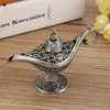 Objetos decorativos estatuetas 1x Europeu Retro Aladdin Lâmpada Decoração Metal Artesanato Luz Aromaterapia Fogão Bule de Chá Ornamentos Delicados Decoração de Casa 230925