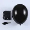 121st Balloon Arch Garland Kit Chrome Gold Latex Black Balloons Wedding Baby Baby Baby Globos Dekorationer 210719233T