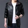 Futro męskie 2023 Mężczyźni qiu Dong Han Edition łatwa kurtka płaszcza z aksamitną uprawą moralność przystojne duże podwórko