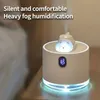 Humidificateur USB en forme de vaisseau spatial pour animaux de compagnie, Mini chargeur sans fil pour la maison, petit bureau, Humidification de l'air, veilleuse