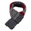 European and American Bandana Scarf Cotton Linen Yarn-dyed Striped Scarves Tassel Long Shawl Male Accessories