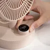 Xiaomi Desktop Fan Shaking Head Intelligent Digital Display Mini Cooling Fans Type-C Chargeable Portable Low Noise Fan