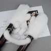 Cinq doigts gants hiver véritable fourrure de vison mode doux chaud 100 naturel dame bon élastique véritable gant tricoté 230925