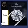 Clusterringe 1,0 ct DF VS CVD HPHT Lab Grown Diamant mit IGI-Zertifikat18 Karat Gold Ring Schmuck für Frauen Verlobung Hochzeit