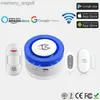 Alarm Systems Home Wireless Store Door and Window Anti-PoF Host Security System Graffiti Intelligent WiFi Sound och Light Horn Alarm YQ230926