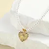 Pendentif Colliers Amour Coeur Egypte Bijoux Imitation Perle Collier Pour Femmes Collier Hombre Fermoir En Acier Inoxydable Couleur Or Achats Gratuits