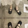 Dress Shoes Shallow Mouth Casual Woman Shoe Square Toe Female Footwear Elegant Soft Autumn Modis Comfortable Moccasin Fall Summer 230925