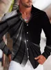 Camicie casual da uomo Moda di arrivo per uomo Totem Stampa Bottone Manica lunga Top Abbigliamento oversize Camicie hawaiane Y Blusas