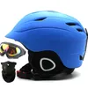 Skates Helmets Brand Warm Plush ManWoman Ski Helmets Set GogglesMask 2 Gift Winter Snow Snowboard Helmet Snowmobile Sledge Moto Sports Safety 230925