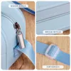 Sac de maquillage en Silicone carré, Portable étanche zéro portefeuille bijoux sac en Silicone sac de rangement en Silicone 230915