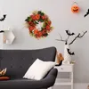 Ghirlanda di fiori decorativi Autunno Eucalipto Piante pendenti artificiali Porta Benvenuto Ghirlanda di Halloween