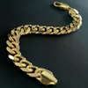 Bracelet perlé bijoux pour hommes dominateur 8 pouces en acier inoxydable gourmette chaîne à maillons cubains bracelets pour hommes femmes hip-hop punk bijoux de fête 230925