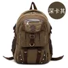 Rucksack Mode Herren Vintage Canvas Schultasche Reise S Große Kapazität 14'' Laptop