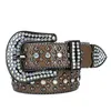 Classic Designer Men Women BB Simon Belt Luxury Designer Belt Retro Needle Buckle Belt Crystal Diamond