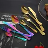 24pcs/set Stainless Steel Tableware Sets Household Western Cutlery Knife Fork Spoon Wooden Gift Box Set Creative Dinnerware Sets Gifts Q601