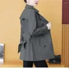 Damen-Grabenmäntel, Damenmantel, koreanische Version, modisch, Frühling, Herbst, Freizeit, vielseitig, Temperament, Windjacke, Outcoat weiblich