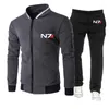 Men's Tracksuits 2023 Game Mass Effect N7 Spring And Autumn Custom Casual Windproof Resistant Sleeve Comfortable Outerwear