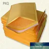 100pcs Małe duże 11 15 13 21 cm żółte bąbelki Kraft Mailers Wyściełane koperty torba Self Siew Business School Office 231L