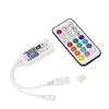 Controller LED WiFi Mini RGB RGBW DC12V con telecomando IR 24 tasti / telecomando RF 21 tasti per striscia LED RGB Smart Phone APP Controllo LL