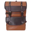 Sac à dos Vintage en cuir sacs à dos pour sacs d'école hommes PU voyage loisirs rétro sac casual cartables adolescents étudiants