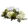 BUDCES HIRANGEA TRIPLE CANDELABRUM CENTRECTECT W White 230926