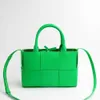 Cross Botteega Handbag Lady Purse Lattice Arco Designer Bag Woven Classic Väskor stor kapacitet läder Moder axel tote färg 92t6