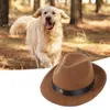 Vêtements pour chiens Chapeau de cowboy occidental unique Po Prop Confortable Protéger la peau