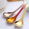 Spoons Large Soup Stainless Steel Ladle Rice Serving Spoon Gold Kitchen Cooking Table Utensil294A