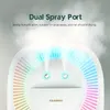 1pc, 3000ml Colorful Atmosphere Light Humidifier - Large Capacity Cool Mist, Dual Spray Port, USB Personal Desktop for Bedroom, Travel, Office, Home