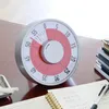 Kitchen Timers Round Mechanical Countdown Timer Classroom Visual Timer Kitchen Timer with Magnet for Teacher Teaching Kids Adult Cooking Office 230926