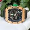 Richardmill Wristwatches Richardmill Men's Automatic 50x427mm Men's Watch RM11-01 Rose Gold Side Titanium Mancini Limited HBK5