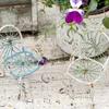 Objets décoratifs Figurines Mini décoration de la maison artisanat jardin fer table chaise porte maison de poupée conte de fées accessoires de jardin petits meubles décoration 230926