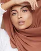 Этническая одежда 2023, универсальные мусульманские внутренние хиджабы, простой головной убор, однотонный классический головной убор, модный капот, тюрбан