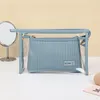 Cosmetic Bags Transparent Female 2Pcs Set Of Cosmetics Clear Makeup Storage Organizer Beach Bag And Condition Washbag