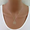 collana mandala ciondolo fiore della vita collana kabbalah con geometria sacra per donne regalo236i