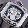 Orologio RichasMills Milles ZF Factory Movimento automatico Tourbillon designer fantastico da uomo superbo rm052 Active CK3R qualità di fascia alta uhr cassa in fibra di carbonio montr