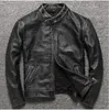 Men's Leather Faux 2023 Brand Casual Style Cowhide Jacket mens 100 Genuine Clothes vintage Biker CoatCasaco Suede 230927