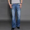 Jeans pour hommes Jeans hommes 2023 hommes Modis grand jean évasé coupe botte jambe évasée coupe ample taille haute homme concepteur classique Denim jean pantalon L230927