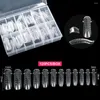 Kunstnagels KADS 120/100pcs Nail Tips Formulieren Mold Quick Building Extension Acryl Nep Vinger Volledige Cover Franse Doodskist manicures