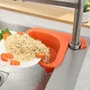 Haczyki wielofunkcyjne zlewozmywak zlewozmywak koszyk gąbki uchwyt do przechowywania rożna do mycia warzyw do mycia kuchni akcesoria narzędzi