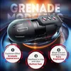 マスターベーターLeten Grenade Appリモートコントロール振動する男性マスターベーターリアルなヒップシェイク膣マスターベーションカップアダルトセックスおもちゃX0926