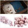 Storage Boxes Cedar Wood Ball Deodorization Function Cabinet Mothproof Fragrant Bug Wardrobe Natural Moistureproof