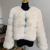 Femmes fausse fourrure manteau de luxe chaud pardessus hiver longue Seve nouvelle fausse fourrure veste moelleux en peluche manteaux 230927