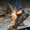 Chaussures habillées en cuir sécurité hommes acier orteil anti-écrasement anti-crevaison travail imperméable anti-échaudage industriel 230926