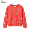 Hoodies Sweatshirts Jumping Meters Designs Bees Print Girls Sweatshirts For Autumn Spring Kids Long Sleeve Hooded Shirts Costume Baby Wear 230927