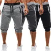 Mäns shorts Sommarmens Loose Jogger Casual Slim Harem Short Sport Sweatpants Drawstring Trousers Pants Streetwear