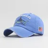 Модная хлопковая бейсболка с вышивкой акулы Snapback, регулируемая хип-хоп шляпа для папы, мужские и женские изогнутые спортивные шапки J1225154F