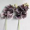 Heads Real Touch Orchid Latex Artificial Flowers for Home Room Decor Living Decoration Flores Artificiales Decorative Wreaths2310