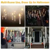 Candles LED Floating Flameless Lights with Magic Wand Remote Control Electric Flickering Taper Candle ChristmasHalloween Party 230921